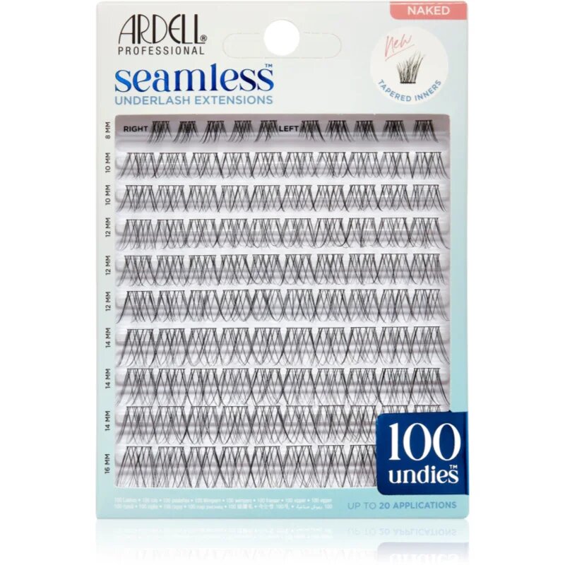 Ardell Seamless Underlash Extensions trsové nalepovací řasy Naked 100 ks