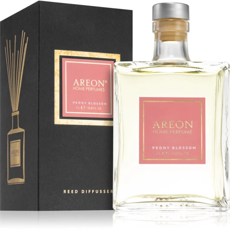 Areon Home Black Peony Blossom aroma difuzér s náplní 1000 ml