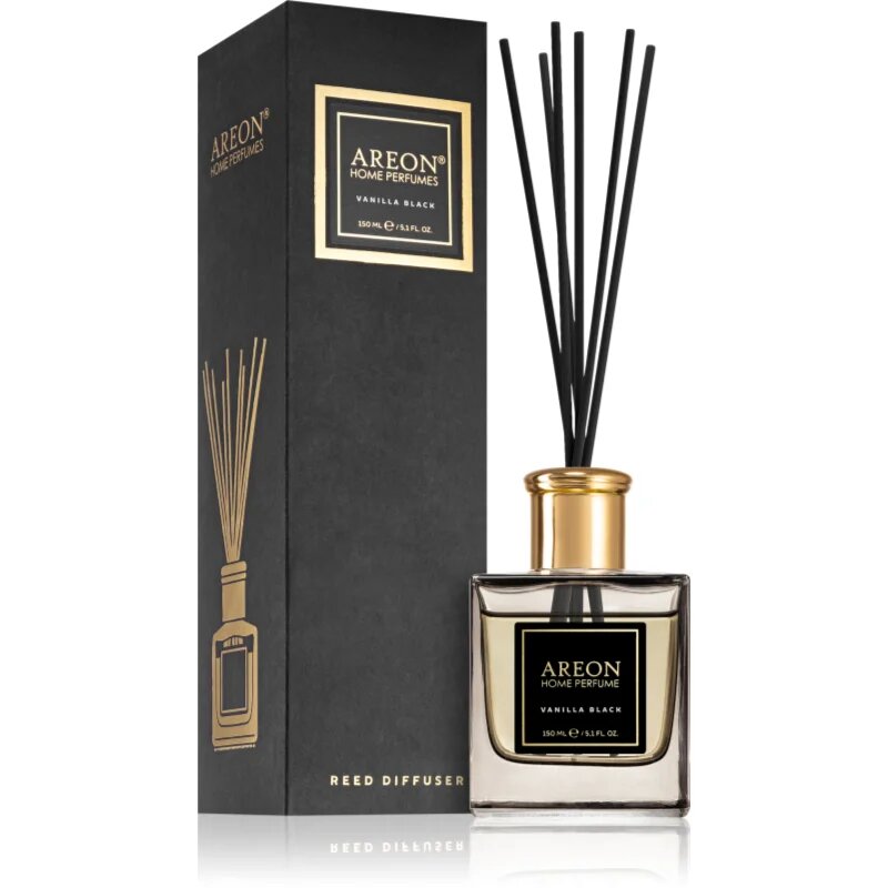 Areon Home Black Vanilla Black aroma difuzér s náplní 150 ml