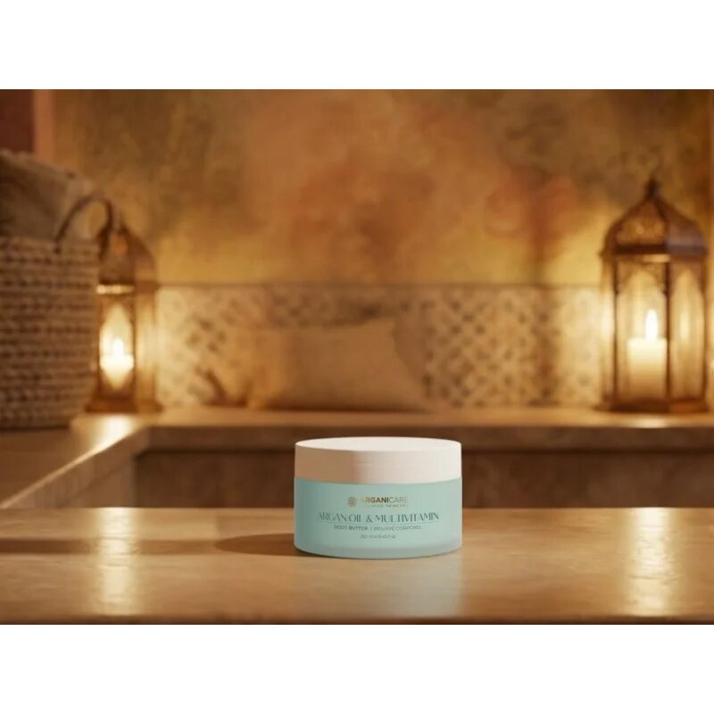 Arganicare Body Butter Argan Oil & Multivitamins tělové máslo s arganovým olejem 250 ml