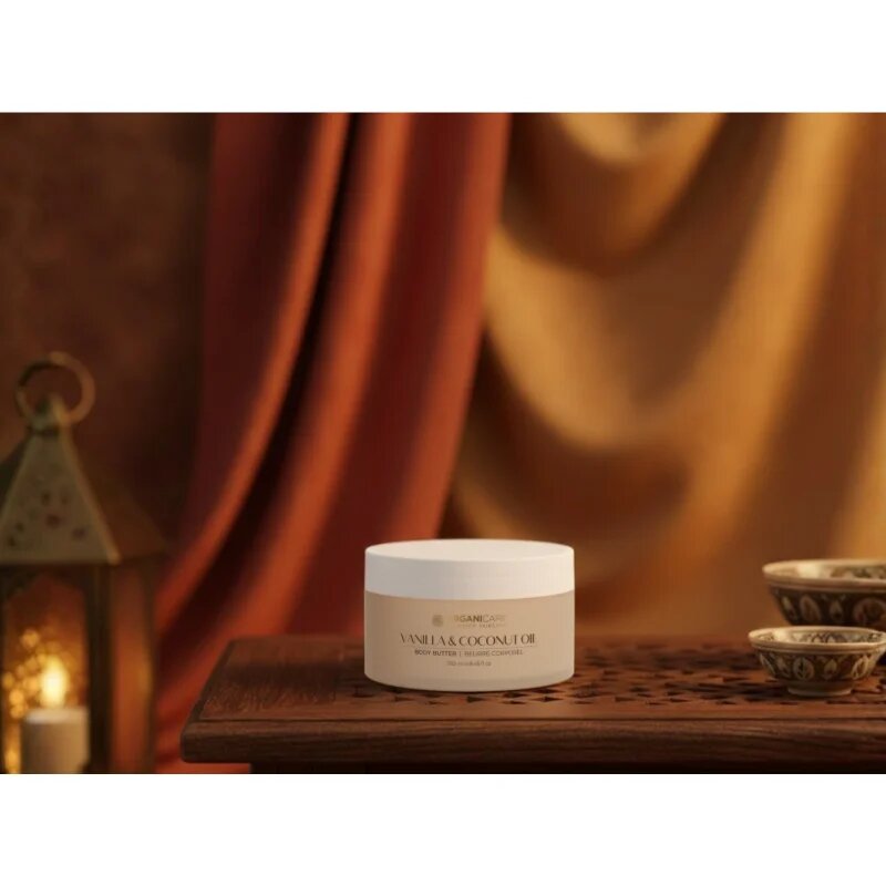 Arganicare Body Butter Vanilla & Coconut Oil tělové máslo s kokosovým olejem 250 ml