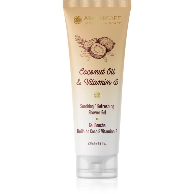Arganicare Coconut Oil & Vitamin E Shower Gel sprchový gel 250 ml