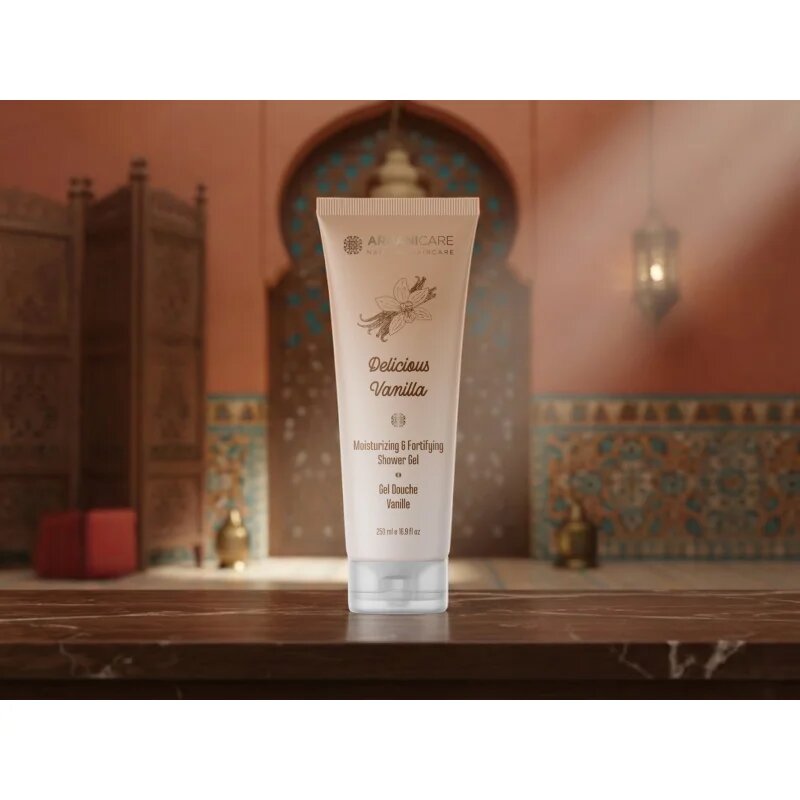 Arganicare Delicious Vanilla Shower Gel sprchový gel 250 ml