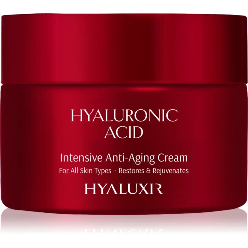 Arganicare Hyaluxir Intensive Anti Aging Cream krém proti stárnutí s kyselinou hyaluronovou 50 ml