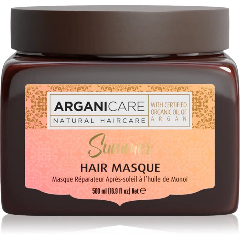 Arganicare Summer Hair Mask regenerační maska po opalování 500 ml