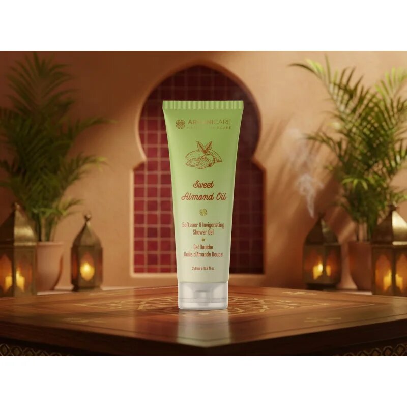 Arganicare Sweet Almond Oil Shower Gel sprchový gel 250 ml