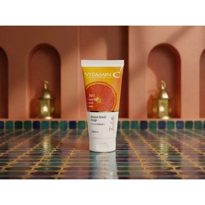 Arganicare Vitamin C 3 in 1 čisticí peeling 3 v 1 150 ml