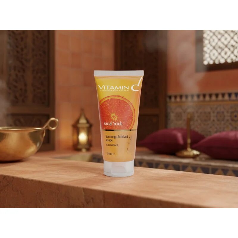 Arganicare Vitamin C Facial Scrub pleťový peeling s vitaminem C 150 ml