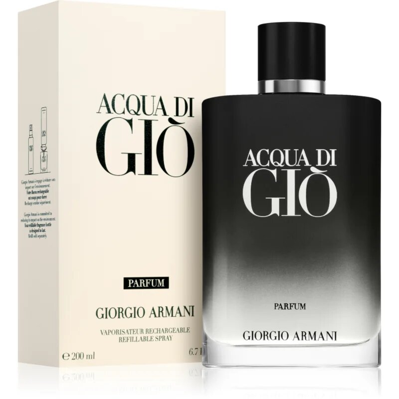 Armani Acqua di Giò Parfum parfém plnitelná pro muže 200 ml