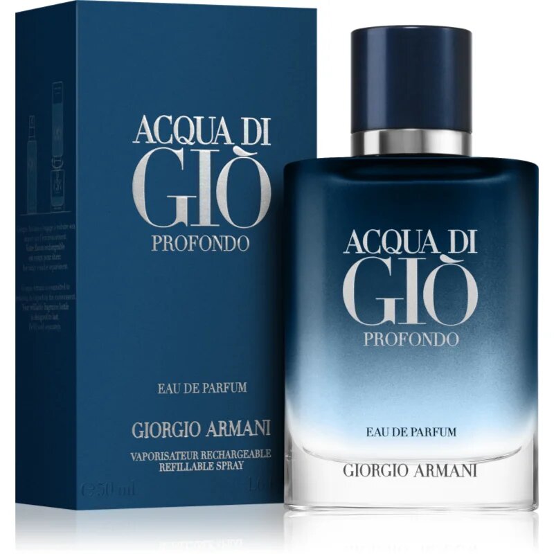 Armani Acqua di Giò Profondo parfémovaná voda plnitelná pro muže 50 ml