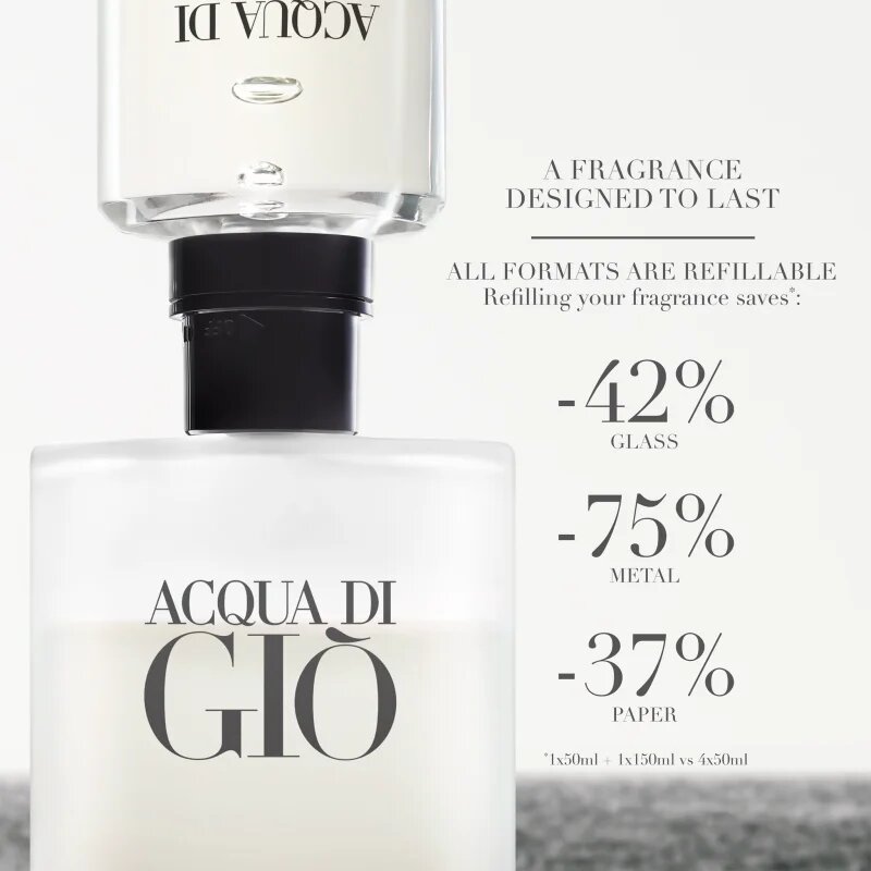 Armani Acqua di Giò toaletní voda – náhradní náplň pro muže Refill 150 ml
