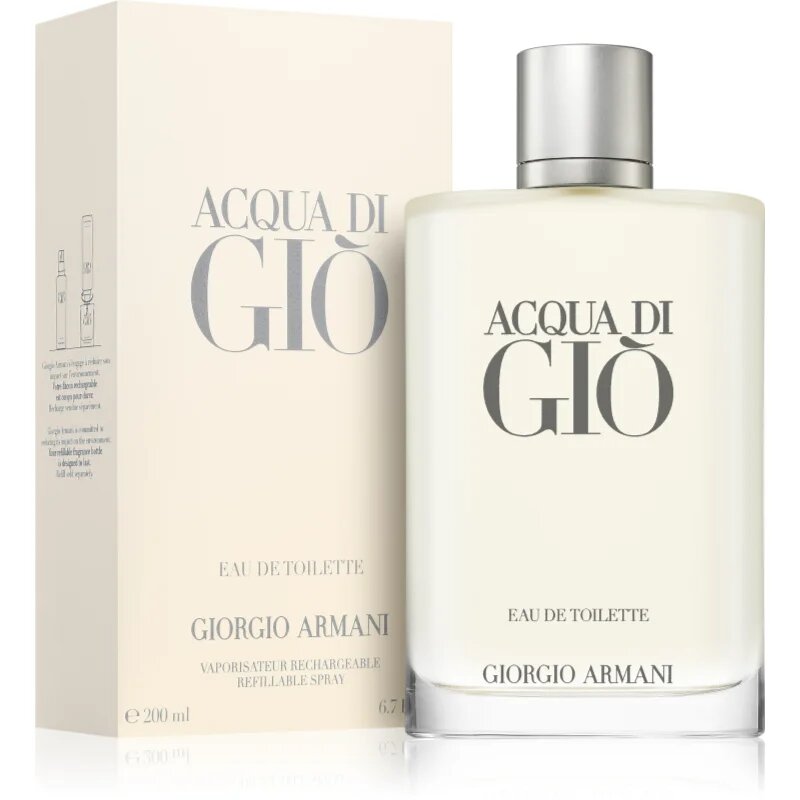 Armani Acqua di Giò toaletní voda plnitelná pro muže 200 ml