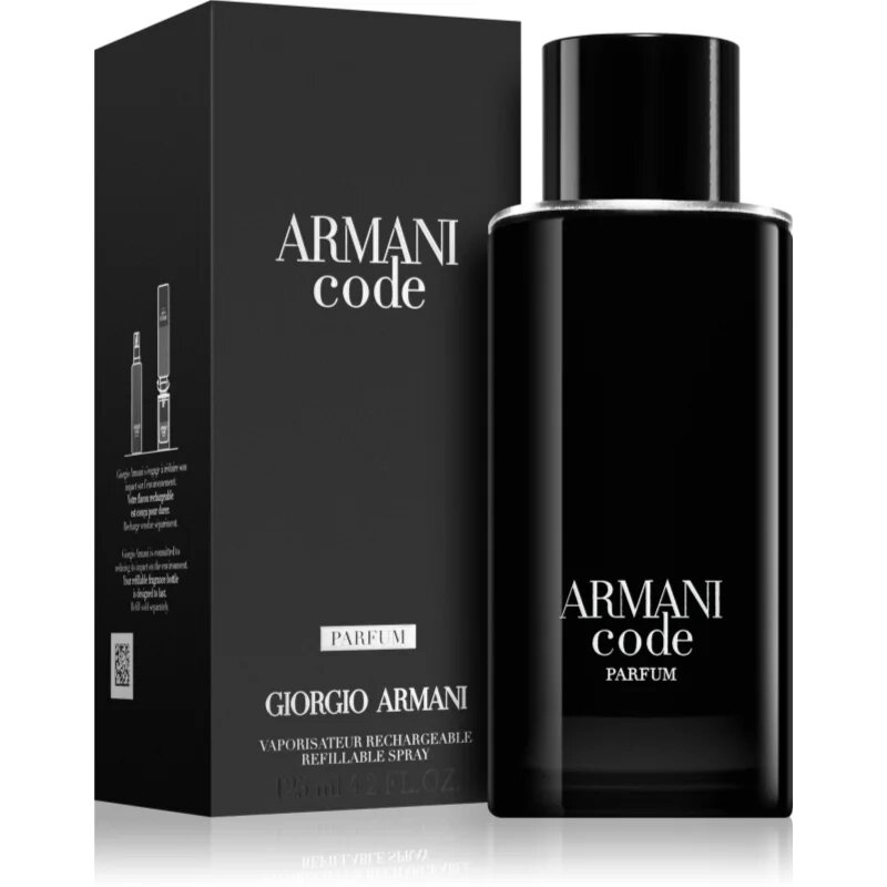 Armani Code Parfum parfém plnitelný pro muže 125 ml
