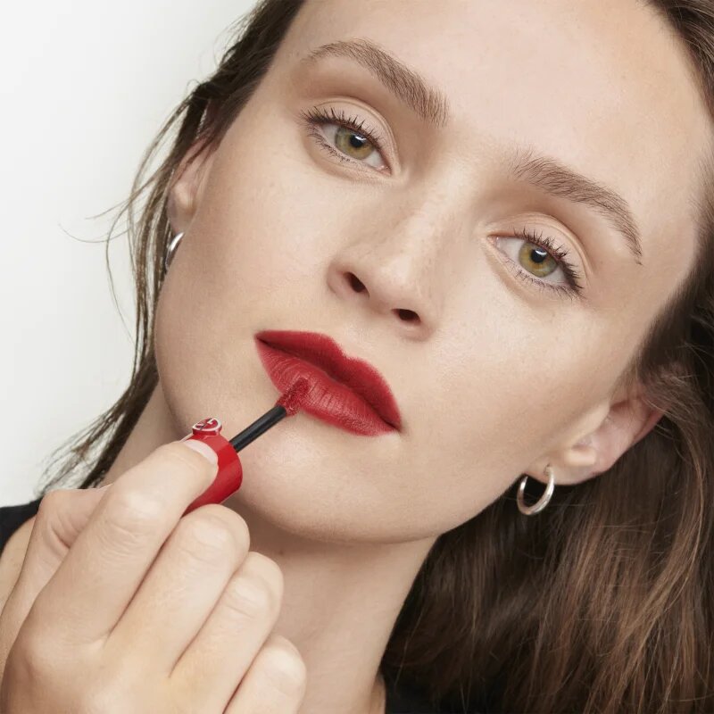 Armani Lip Maestro Satin matná hydratační tekutá rtěnka odstín In Love 6.5 ml