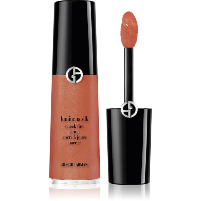 Armani Luminous Silk Cheek Tint Shine tekutá tvářenka odstín 42 Sunlit Sienna 12 ml