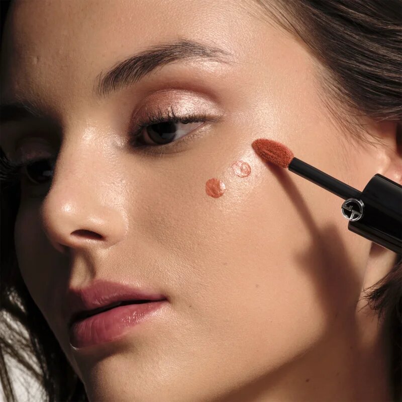 Armani Luminous Silk Cheek Tint Shine tekutá tvářenka odstín 42 Sunlit Sienna 12 ml