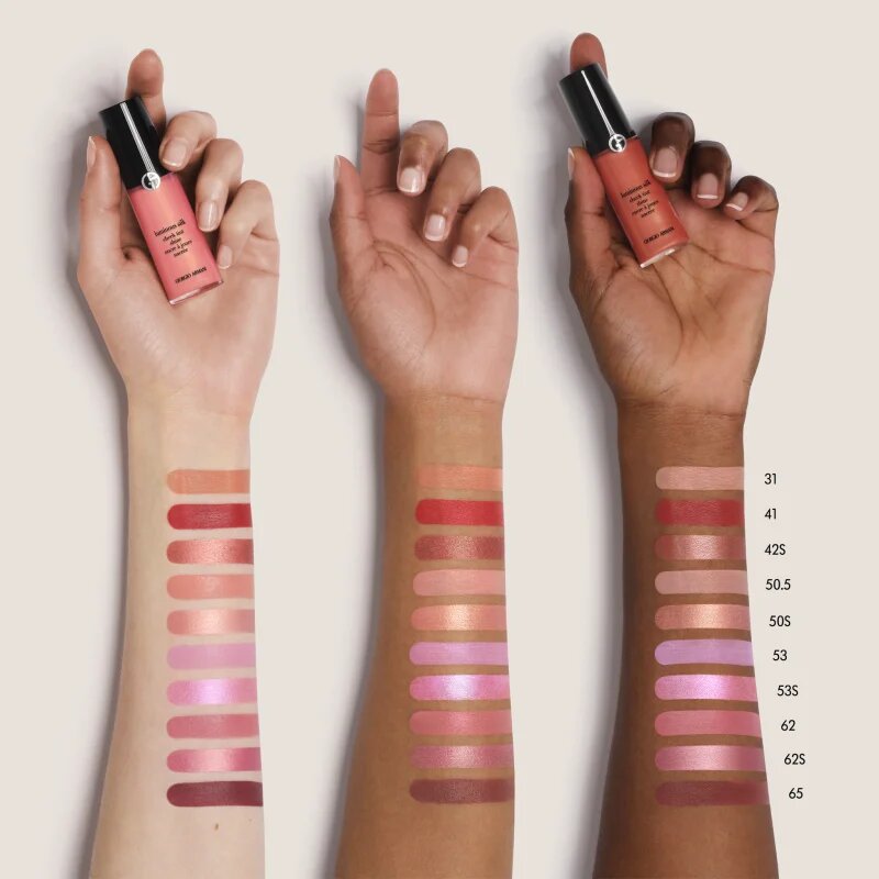 Armani Luminous Silk Cheek Tint Shine tekutá tvářenka odstín 53 Cosmic Pink 12 ml