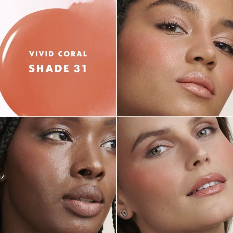 Armani Luminous Silk Cheek Tint tekutá tvářenka odstín 31 Vivid Coral 12 ml