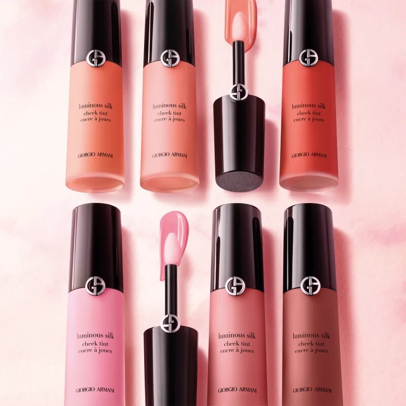 Armani Luminous Silk Cheek Tint tekutá tvářenka odstín 31 Vivid Coral 12 ml