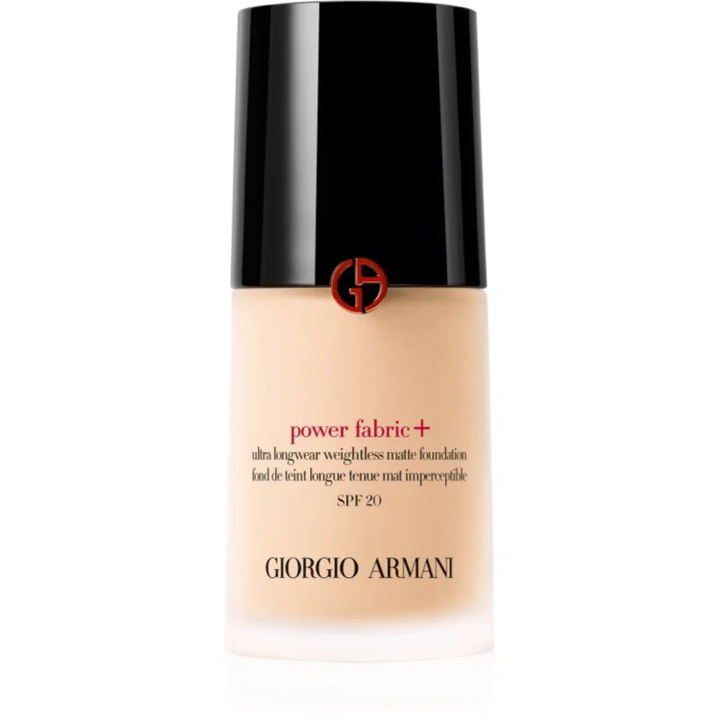 Armani Power Fabric+ Foundation plně krycí make-up SPF 20 odstín 1.5 30 ml