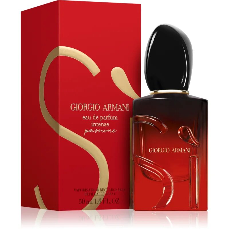 Armani Sì Passione Intense parfémovaná voda plnitelná pro ženy 50 ml