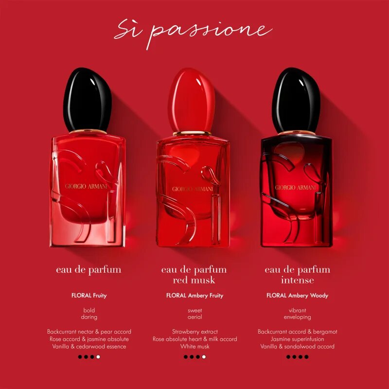 Armani Sì Passione Red Musk parfémovaná voda pro ženy 50 ml