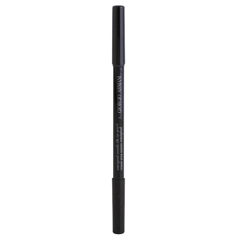 Armani Smooth Silk Waterproof Eye Pencil voděodolná tužka na oči s aplikátorem odstín 01 Black 1.2 g