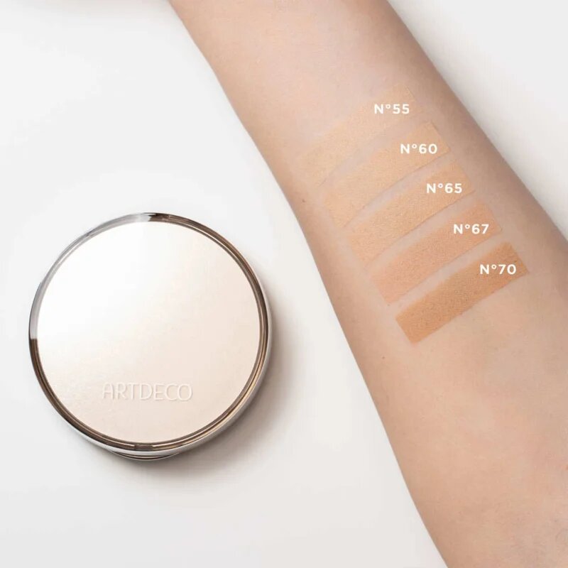 ARTDECO Pure Minerals Hydra Compact Foundation kompaktní pudrový make-up náhradní náplň odstín 407.65 Medium Beige 10 g