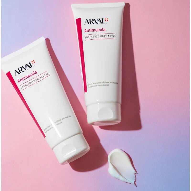 Arval Antimacula Brightening Cleanser & Scrub čisticí peelingový krém pro rozjasnění pleti 200 ml