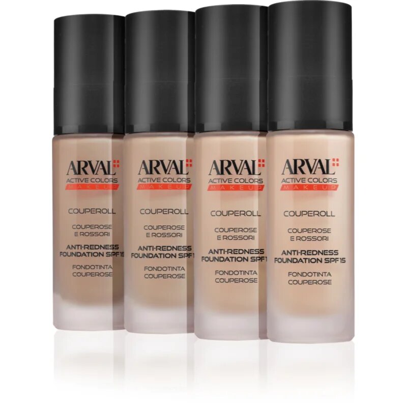 Arval Couperoll Anti-redness foundation SPF15 krycí make-up SPF 15 02 Pink Beige 30 ml