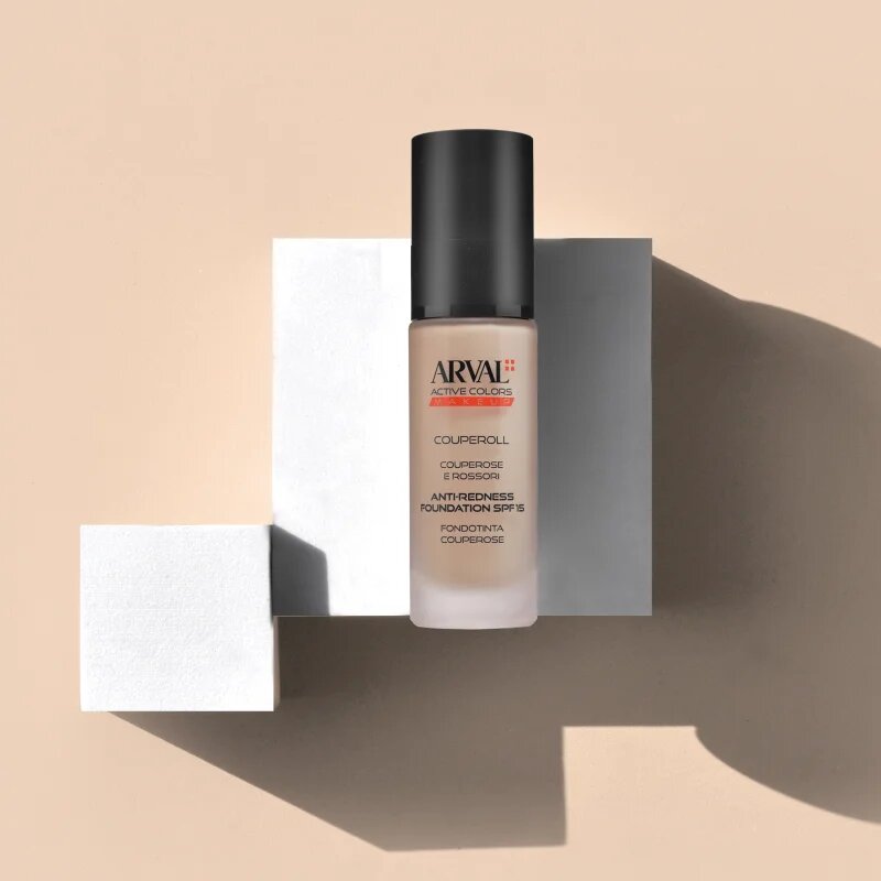 Arval Couperoll Anti-redness foundation SPF15 krycí make-up SPF 15 02 Pink Beige 30 ml
