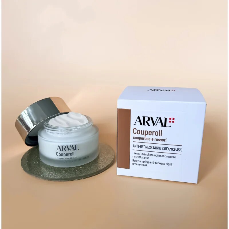 Arval Couperoll Anti-redness Night Cream & Mask noční krém-maska pro citlivou a zarudlou pleť 50 ml