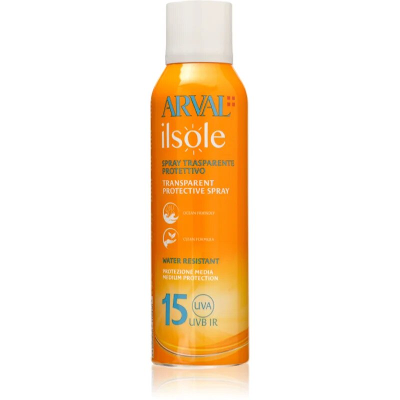 Arval IlSole Transparent Protective Spray SPF 15 krém na opalování ve spreji SPF 15 200 ml