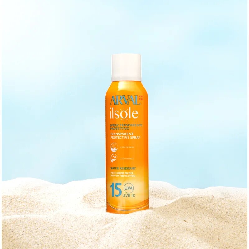 Arval IlSole Transparent Protective Spray SPF 15 krém na opalování ve spreji SPF 15 200 ml