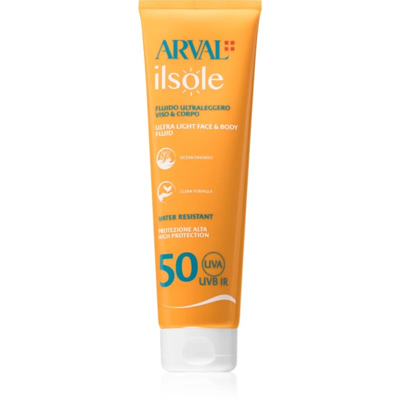Arval IlSole Ultralight Face & Body Fluid fluid na tělo a obličej SPF 50 150 ml