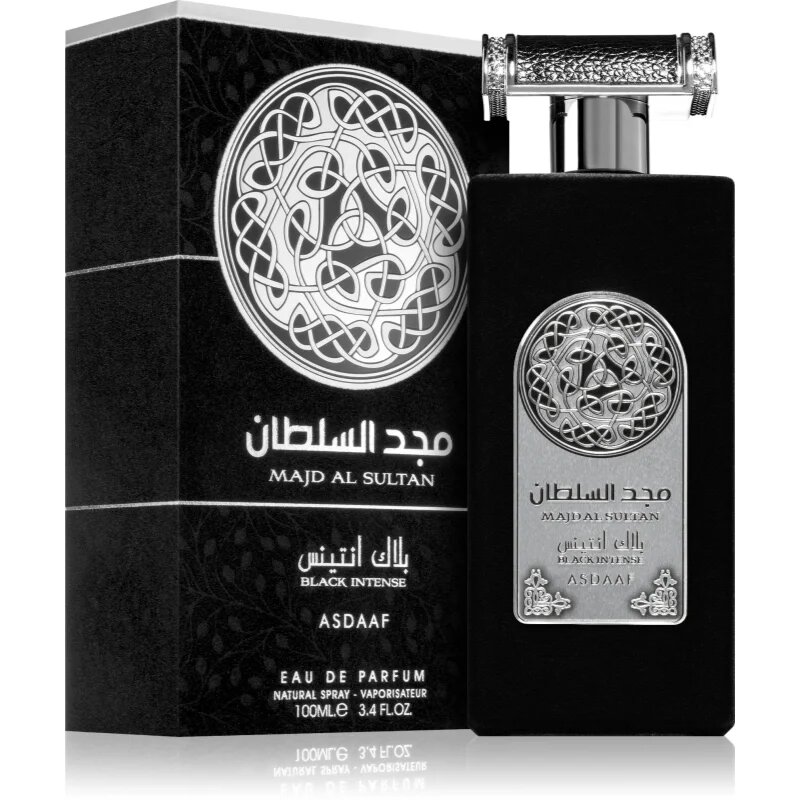 Asdaaf Majd Al Sultan Black Intense parfémovaná voda unisex 100 ml