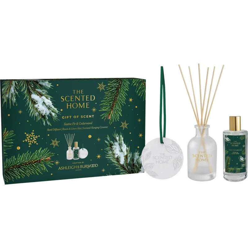 Ashleigh & Burwood London The Scented Home Festive Fir & Cedarwood dárková sada 1 ks