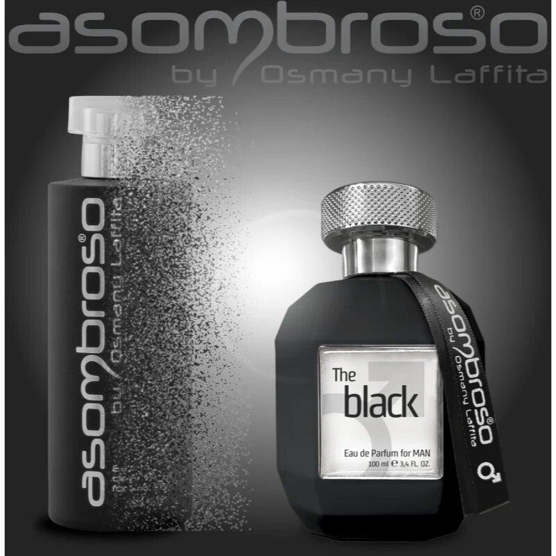 Asombroso by Osmany Laffita The Black for Man parfémovaná voda pro muže 50 ml