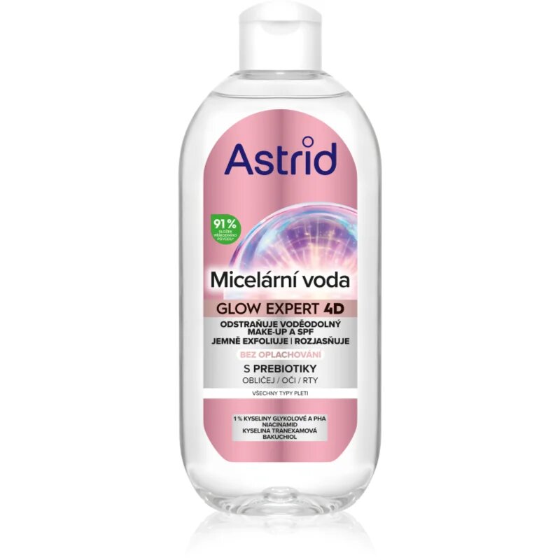 Astrid Glow Expert micelární voda pro rozjasnění pleti 400 ml