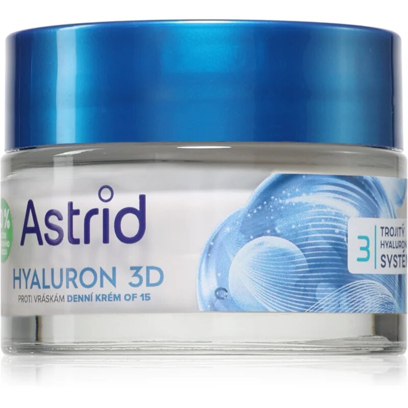 Astrid Hyaluron 3D denní krém proti vráskám SPF 15 50 ml