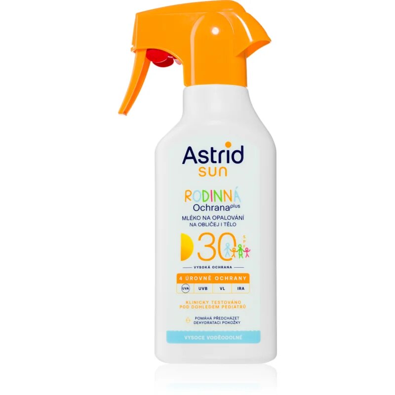 Astrid Sun mléko na opalování ve spreji SPF 30 270 ml