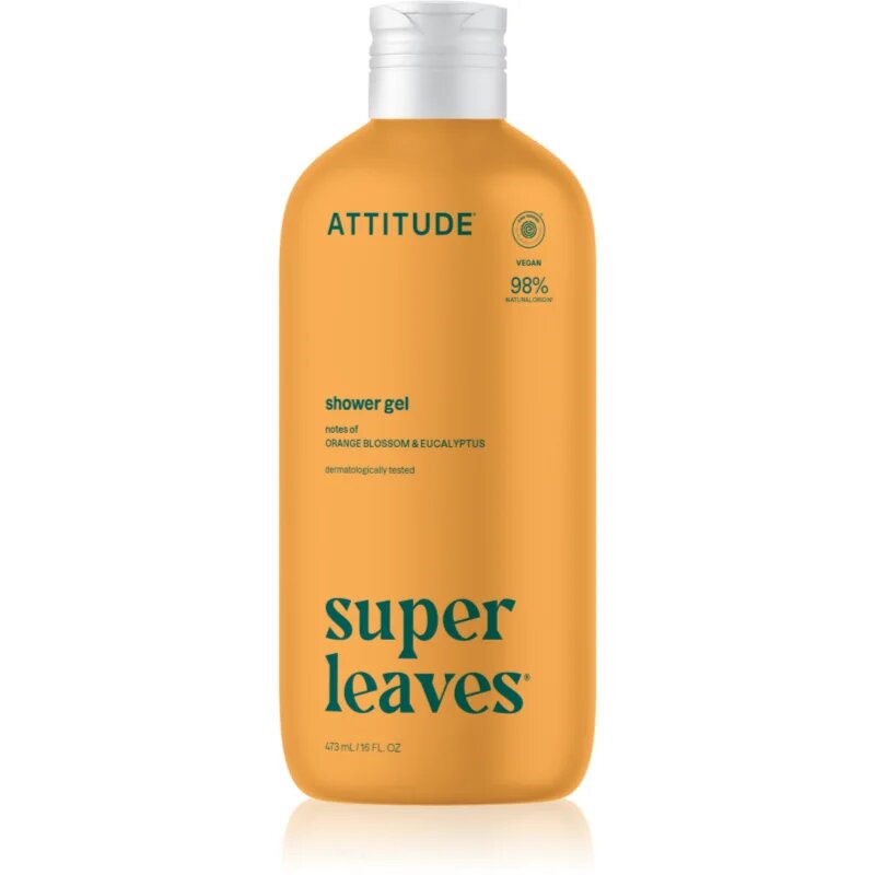Attitude Super Leaves Coconut & Wild Berries sprchový gel Orange Blossom & Eucalyptus 473 ml