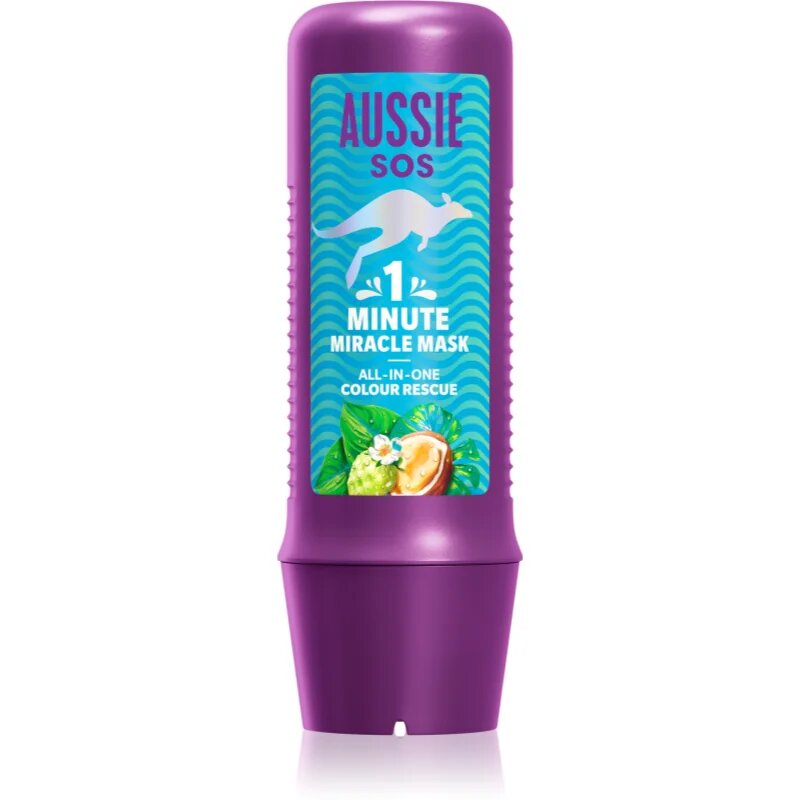 Aussie 1 Minute Miracle Color Rescue ošetřující maska pro barvené vlasy 250 ml