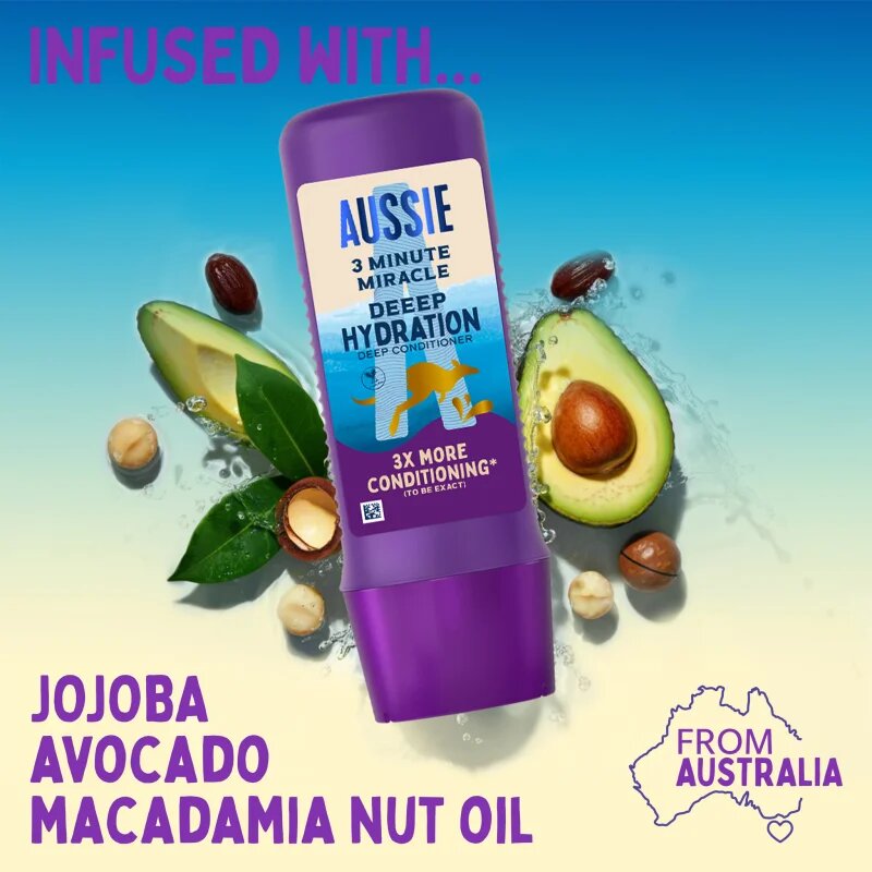 Aussie 3 Minute Miracle Deep Hydration hloubkově hydratační kondicionér 250 ml