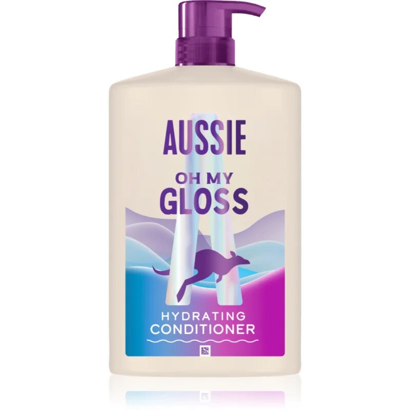 Aussie Oh My Gloss Hydrating Conditioner rozjasňující a hydratační kondicionér 1000 ml