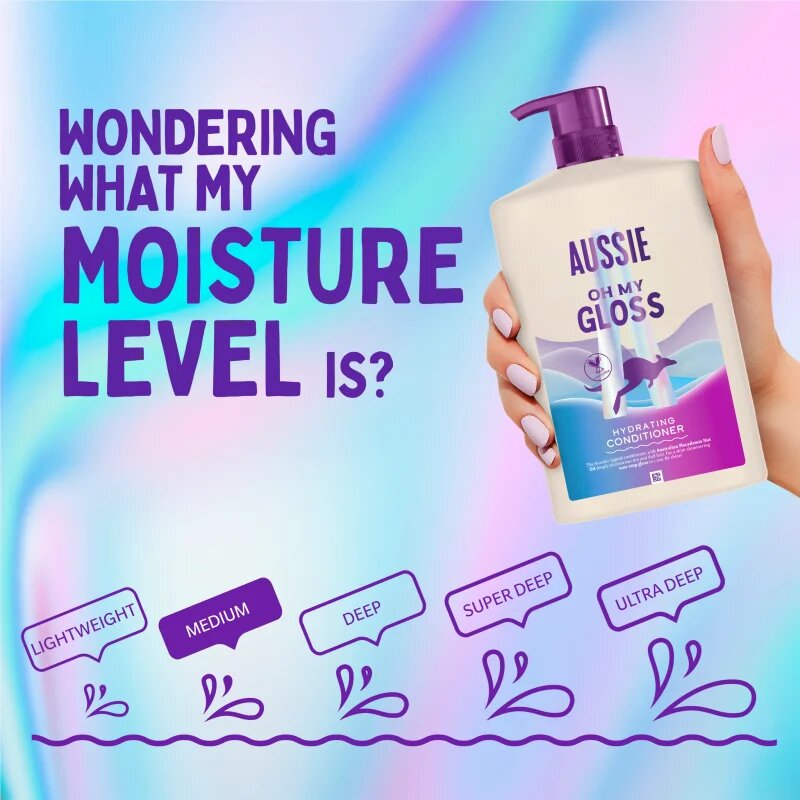 Aussie Oh My Gloss Hydrating Conditioner rozjasňující a hydratační kondicionér 1000 ml