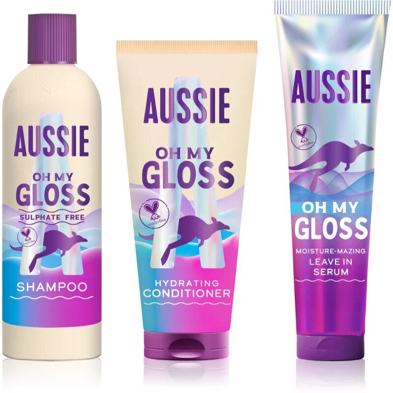 Aussie Oh My Gloss You Glow Girl! Gift Set dárková sada pro hydrataci a lesk