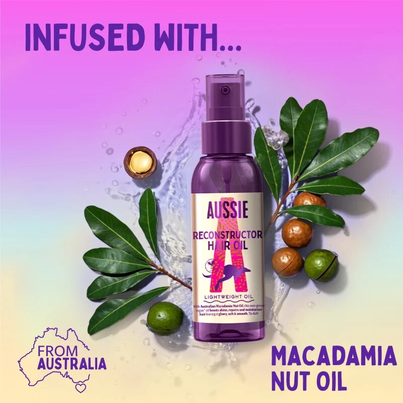 Aussie Reconstructor Hair Oil hydratační olej na vlasy 100 ml