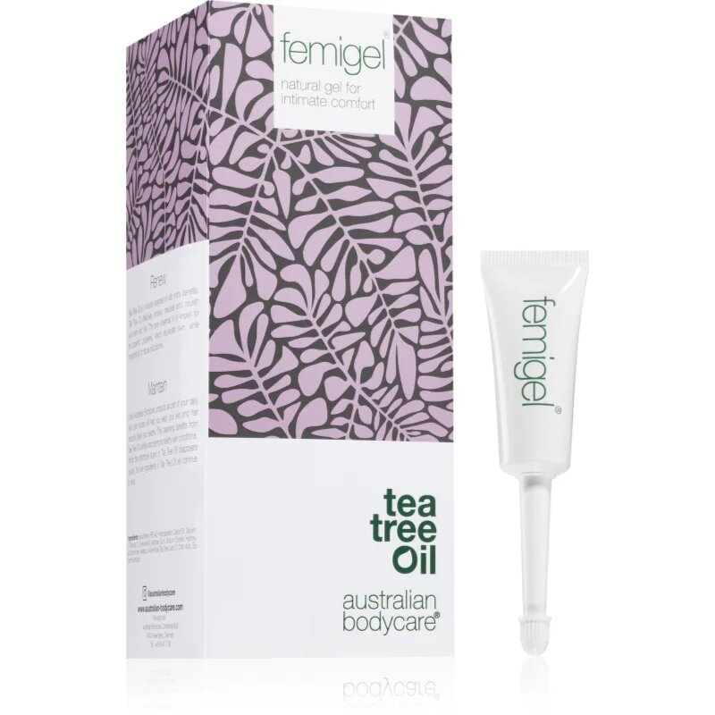 Australian Bodycare Tea Tree Oil Femi gel pro intimní hygienu se zklidňujícím účinkem 15x7 ml