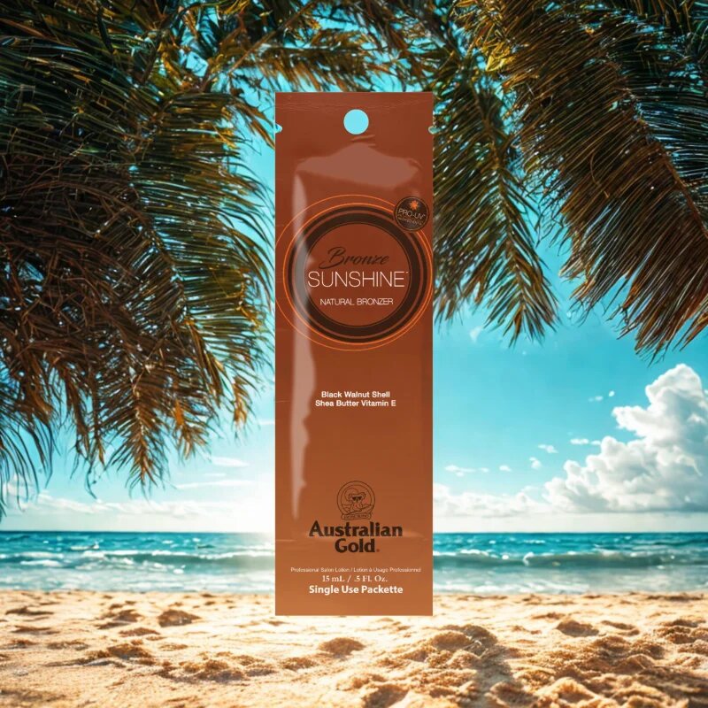 Australian Gold Bronze Sunshine opalovací krém do solária s bronzerem 15 ml